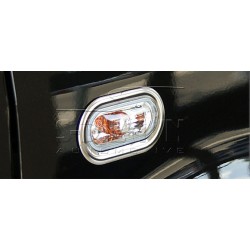 Nerez rámčeky okolo bočných blikačov Volkswagen Amarok I