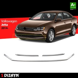 Nerez lišty nárazníka Volkswagen Jetta A6 FL