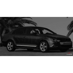Nerez + ABS lišty dverí Volkswagen Jetta A6