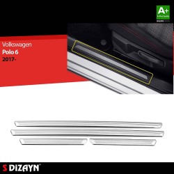 Nerez lišty vnútorných prahov dverí Volkswagen Polo AW