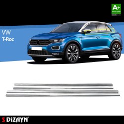 Nerez lišty spodnej hrany okien dverí Volkswagen T-Roc