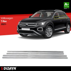 Nerez lišty spodnej hrany okien dverí Volkswagen T-Roc FL