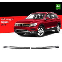 Nerez chrom Lišty prednej masky Volkswagen Tiguan II