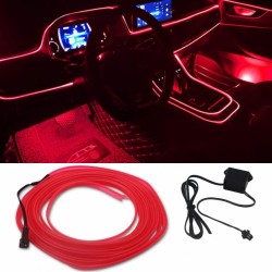 Ambientné podsvetlenie interiéru led 300cm červené