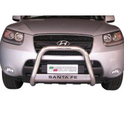 Hyundai Santa-Fe II nerezový predný ochranný rám 63mm