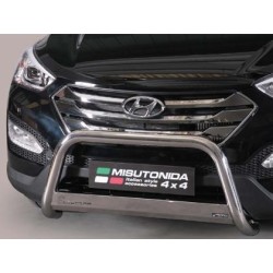 Hyundai Santa-Fe III nerezový predný ochranný rám 63mm
