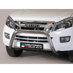 Isuzu D-Max II nerezový predný ochranný rám 76mm