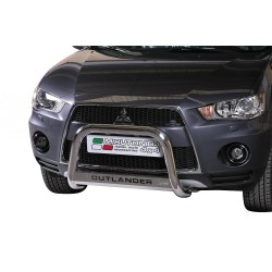 Mitsubishi Outlander II FL nerezový predný ochranný rám 63mm