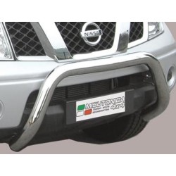 Nissan Navara II nerezový predný ochranný rám 76mm