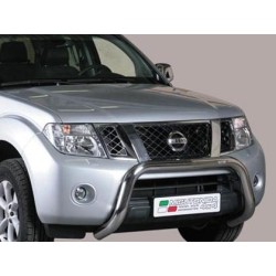 Nissan Navara V6 II FL nerezový predný ochranný rám 76mm