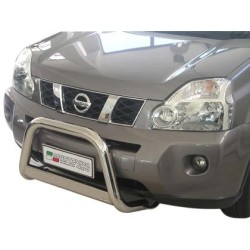 Nissan X-Trail II nerezový predný ochranný rám 63mm