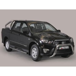 SsangYong Actyon Sports FL nerezový predný ochranný rám 76mm
