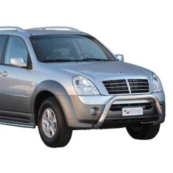 SsangYong Rexton II nerezový predný ochranný rám 76mm