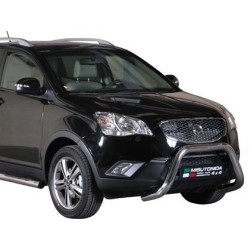 SsangYong Korando III nerezový predný ochranný rám 76mm