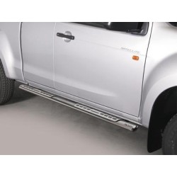 Nerez bočné dizajnové nášľapy Isuzu D-Max II, Space Cab