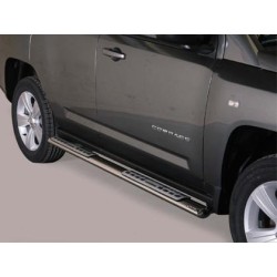 Nerez bočné dizajnové nášľapy JEEP Compass