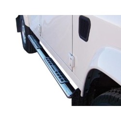 Nerez bočné dizajnové nášľapy Land Rover Defender 110