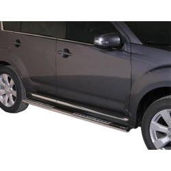 Nerez bočné dizajnové nášľapy Mitsubishi Outlander II FL