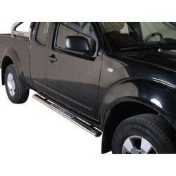Nerez bočné dizajnové nášľapy Nissan Navara, King Cab