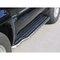 Bočné nerezové nášľapy Jeep Cherokee