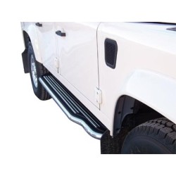 Bočné nerezové nášľapy Land Rover Defender 110