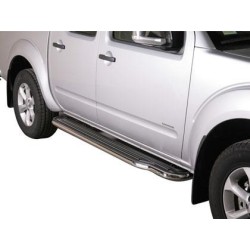 Bočné nerezové nášľapy Nissan Navara II FL