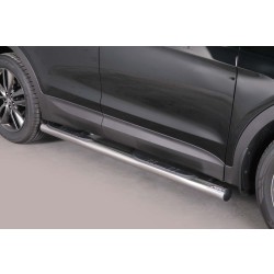 Nerez bočné nášľapy so stúpadlami Hyundai Santa Fe III