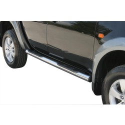 Nerez bočné nášľapy so stúpadlami Mitsubishi L200 Double Cab II