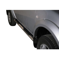 Nerez bočné nášľapy so stúpadlami Mitsubishi L200 Double Cab III