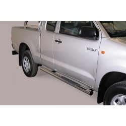 Nerez bočné nášľapy so stúpadlami Toyota Hi Lux extra cab