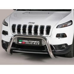 Jeep Cherokee KL nerezový predný ochranný rám 76mm