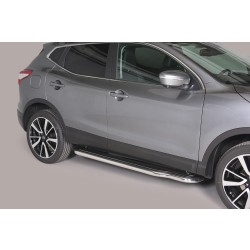 Bočné nerezové nášľapy Nissan Qashqai II