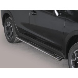  oválne bočné nášľapy Misutonida so stúpadlami pre Subaru XV, od r.v. 2012->, nerezové 