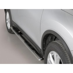  oválne bočné nášľapy Misutonida so stúpadlami pre Nissan X Trail III, od r.v. 2015->, nerezové 