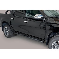 Nerez bočné nášľapy so stúpadlami Mitsubishi L200 V Double/Extra cab