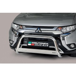 Mitsubishi Outlander III facelift nerezový predný ochranný rám 63mm