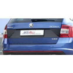 Škoda Octavia III Combi / RS Combi + facelift - kryt pod ŠPZ, ABS čierna metalíza