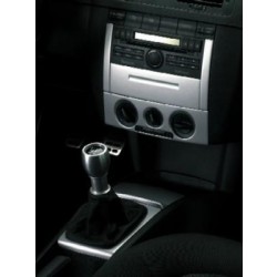 Škoda Fabia - dekor stredového panelu so zásuvkou, ABS-strieborný
