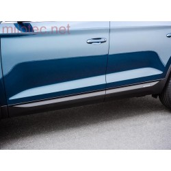 Škoda KodiaQ 2016- - Lišty bočných dverí M-TRACK - čierny lesklý