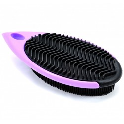 Poka Premium Shaggy purple rubber brush kefa na psie chlpy