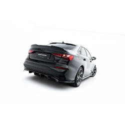 Audi A3 8Y Facelift Sedan 2024->, spojler pod zadný nárazník s rebrovaním, Maxton design