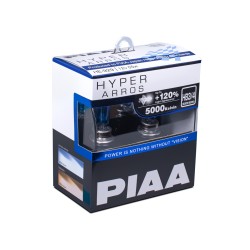 Autožiarovky PIAA Hyper Arros 5000K HB3/HB4 - o 120 % vyššia svietivosť, jasne biele svetlo s teplotou 5000K
