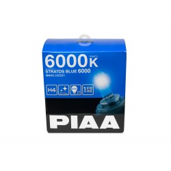Autožiarovky PIAA Stratos Blue 6000K H4 - studené biele svetlo s xenónovým efektom
