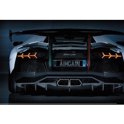 Lamborghini Aventador - zadný podnárazník GT KARBON od AIMGAIN