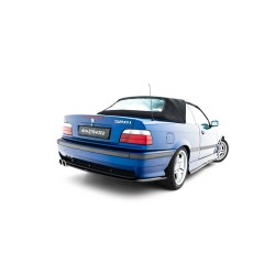BMW rad 3 E36 M-Pack Coupe/Cabrio, bočné difúzory pod zadný nárazník, Maxton design