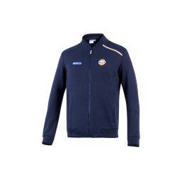 Sparco mikina na zips Gulf, farba modrá