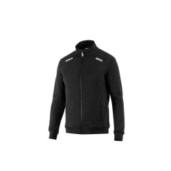 Sparco mikina na zips, farba čierna