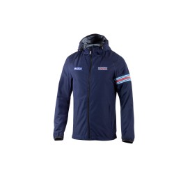 Sparco ľahká bunda Windbreaker Martini Racing, farba modrá