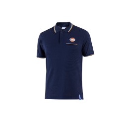 Sparco polo tričko Gulf s náprsným vreckom, farba modrá