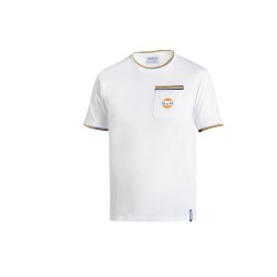 Sparco tričko Gulf s náprsným vreckom, farba biela